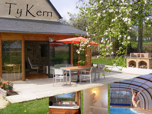 Gîte ou maison Tykern, gite piscine et bien etre en Bretagne, longaulnay 35190